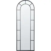 Beliani Miroir CROSSES Métal Noir