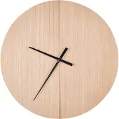 Beliani Horloge murale Ø 60 Cm Bois clair Cabic Lumarko !