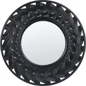 Beliani Miroir TIERGA Noir