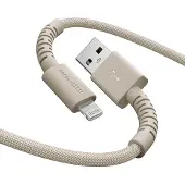 Fresh 'n rebel Flexwave Silicone Braided Câble Usb-a Vers Lightning 2 M Silky Sand