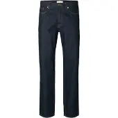 Selected Jean 'SLH190-BEN KORI' bleu nuit