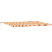 vidaXL Store extensible jaune et orange 600 x 300 cm