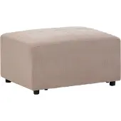 Beliani Ottoman Kohlo Taupe Tissu