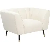 Beliani Fauteuil Orsta Beige Clair
