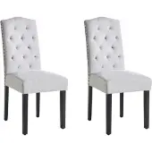 Beliani Lot de 2 chaises en velours gris avec pieds en métal noir pour une salle à manger au style minimaliste