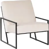 Beliani Fauteuil Delary Velours Beige Clair
