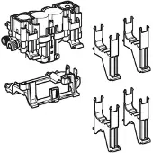 Geberit Kit de pièces de rechange pour servovanne hydraulique, type 70,à distance, 1 pièce.