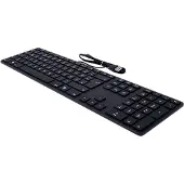 Matias FK318PCLBB-FR Wired Backlit Aluminum Keyboard for PC Black - AZERTY