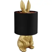 Globo Lighting Lampe de table, design lapin, or, H 41 cm