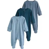 Next Pyjama bleu fumé / bleu cyan / bleu clair