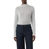 Comma Pull-over gris clair