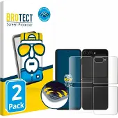 BROTECT Full-Screen Protection (2 pcs, Samsung Galaxy Z Flip7 FE), Téléphone portable : film de protection, Transparent