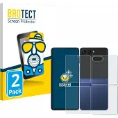 BROTECT Protection Mat (2 pcs, Samsung Galaxy Z Flip7), Téléphone portable : film de protection, Transparent