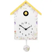 Clayre & Eef Coucou 20x10x26 cm Blanc Plastique