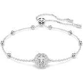 Swarovski Una Angelic Armband Rundschliff Weiss Rhodiniert