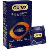 Durex Intensity - préservatifs fins sans latex (boîte de 8)