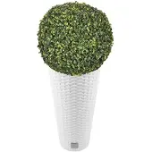 Wellhome Rato 30x30x57.2 Cm Flowerpot Blanc