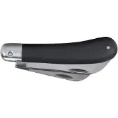 Bahco COUTEAU D'ÉLECTRICIEN, REPLIABLE, AVEC MANCHE EN PLASTIQUE, 2 LAMES - 2820EF4