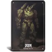 Doom The Dark Ages Atlan Metal Sign 20x30 Cm Argenté