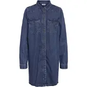 Noisy May Robe-chemise 'NEW SIGNE' bleu denim