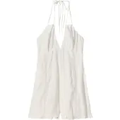 Bershka Combinaison blanc cassé