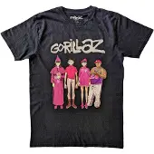 Gorillaz Hommes, T-shirt, Cracker Island Standing Group, Noir, (M)