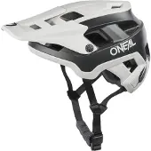 O'Neal Defender Solid Mat Noir Gris Blanc Casque Vélo Taille S-M