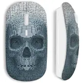 MANIACASE Souris Sans Fil Tete de mort