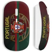 MANIACASE Souris sans fil Portugal FPF drapeau