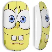 MANIACASE Souris Sans Fil - - Bob l'Eponge - Jaune - USB - Compatible Mac et PC