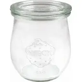 Weck Verre tulipe, Bocal de conservation, Transparent