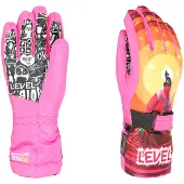 Level Gloves Rose 5-6 Years Fille