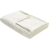 Beliani Couverture ALAZEYA 130 x 180 cm Crème
