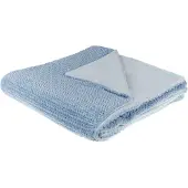 Beliani Couverture Bjas 200 X 220 Cm Bleu