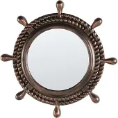 Beliani Miroir GORMAZ Marron