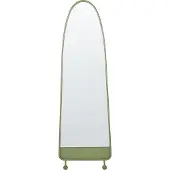 Beliani Miroir PARNAY Métal Vert olive