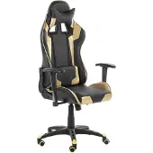 Beliani Knight, Chaise gaming, Noir