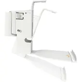 My Wall 2 supports muraux pour haut-parleurs SONOS PLAY5 Charge orientable latéralement (1 paire, Installation murale, Inclinable, Pivotant), Pied + support mural pour enceinte, Blanc