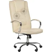 Beliani Fauteuil de massage Beige Grandeur Lumarko