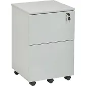 Beliani Meuble De Rangement Johnson Gris Clair