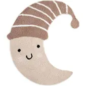 Babys Only Tapis lune Heaven clay/warm linen - 109x90 cm