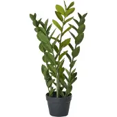 Beliani Plante artificielle ZAMIIFOLIA 76 cm Vert