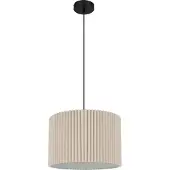 Globo Lampe suspendue Page Ø 38cm blanc avec noir