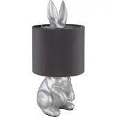 Globo Lighting Lampe de table, design lapin, gris, H 41 cm