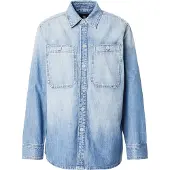 G-Star Regular Pocket Long Sleeve Shirt Bleu M Femme