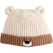 Next Bonnet crème / marron / noir