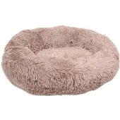 Flamingo Lit pour chien , modèle Krems, rond, marron clair, dimensions : 50 cm