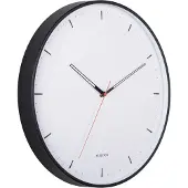 Karlsson - Horloge murale Calm - Noir