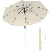 Songmics Parasol De Jardin Protection Solaire, Beige / Ø 1,6 M