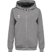Hummel Veste de survêtement 'AUTHENTIC PL' pierre / noir / blanc